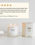 Palo Santo + Cypress - Glass Tumbler Soy Candle