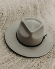River | Teardrop Fedora Hat | Earth