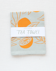 Clementine Linen Tea Towel