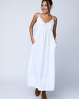 Hamptons Dress - Natural White