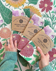 Organic Cotton Tea Towel - Summer Garden
