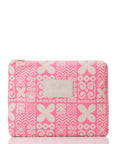 ALOHA Collection Mid Pouch — Oceania — Neon Pink on Sandstone