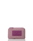 ALOHA Collection Mini Pouch — Tiny Check — Sandstone / Plum