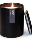 Oakmoss + Amber - Matte Black Tumbler Soy Candle