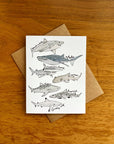 Watercolor Shark Card