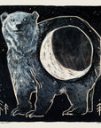 Mother Moon Bear - 8x8 Nature Wilderness Art Print