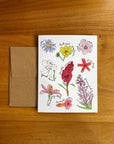 Watercolor Wildflower Card
