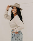 River | Teardrop Fedora Hat | Earth