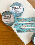 Watercolor Shark Washi Tape