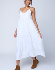 Hamptons Dress - Natural White