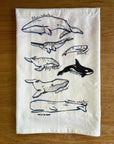 Whale Tea Towel | Screenprinted