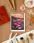 Wildflowers Happy Birthday Card