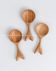 Handcarved Wooden Coffee, Tea Spoon - Measuring Spoon