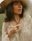 WEST VON - Addison | Raffia Classic Rancher: M/L