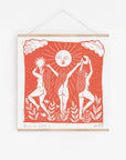 Bring Me Sunshine riso print, summer, sun, friends womanhood