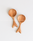 Handcarved Wooden Coffee, Tea Spoon - Measuring Spoon