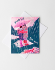 Grateful for You (Quilt Coats) - Gratitude Risograph Card
