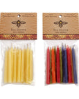Big Dipper Wax Works - Beeswax Birthday Candles: Multi-Color