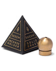 Brass Sphere Incense Holder, Gold
