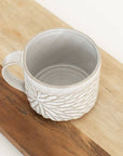 Carved Stoneware Mug