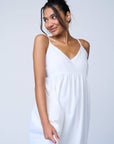 Hamptons Dress - Natural White