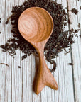 Handcarved Wooden Coffee, Tea Spoon - Measuring Spoon