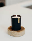 Vetiver + Tonka - Matte Black Tumbler Soy Candle