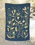 Wild Weeds Linen Tea Towel