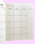 Rare Rose Month View Planner