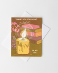 Thank You For Being a Light - Risograph Card