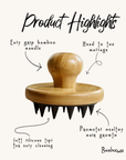Bamboo + Silicone Scalp & Body Massager | Faire Market