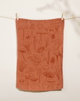 Mushrooms Linen Tea Towel