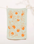 Clementine Linen Tea Towel