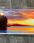 island sunset card