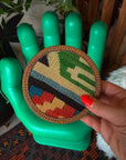 Wool Kilim Rug Coaster + Plant Pad