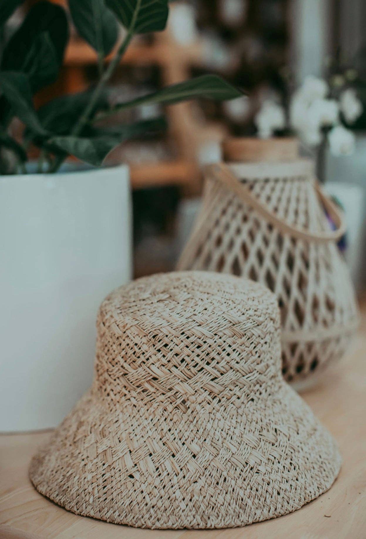 Lucy | Raffia Straw Bucket Hat