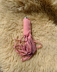 Pink Buckskin Fringe Lighter Case