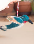 Ruby-throated Hummingbird Ornament