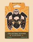 Owl & Moonflowers Durable & Weatherproof Sticker