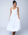 Hamptons Dress - Natural White