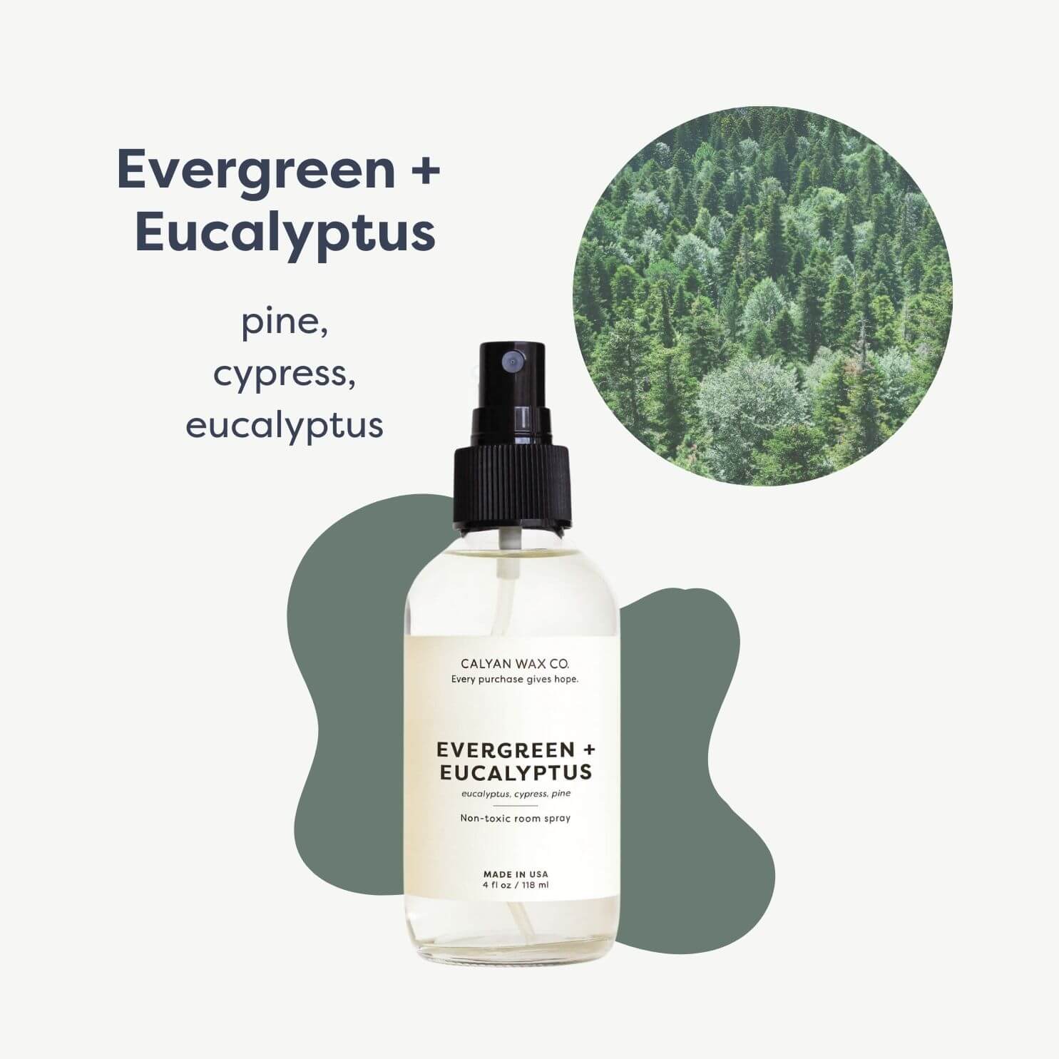Evergreen + Eucalyptus - Room Spray