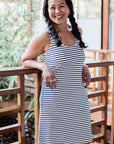 RILEY RACERBACK TWO POCKET BAMBOO SHIFT DRESS