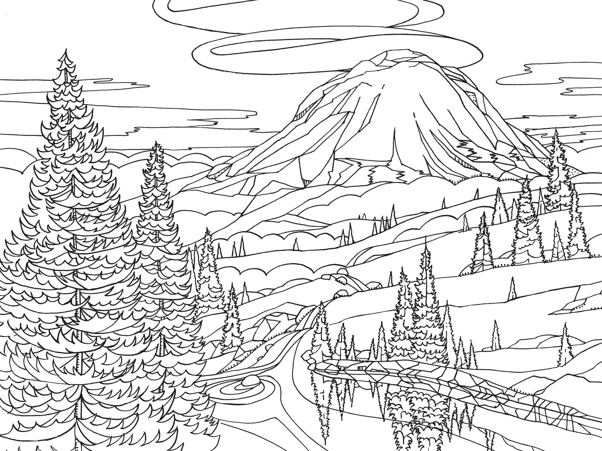 Pacific Northwest Nature Coloring Book