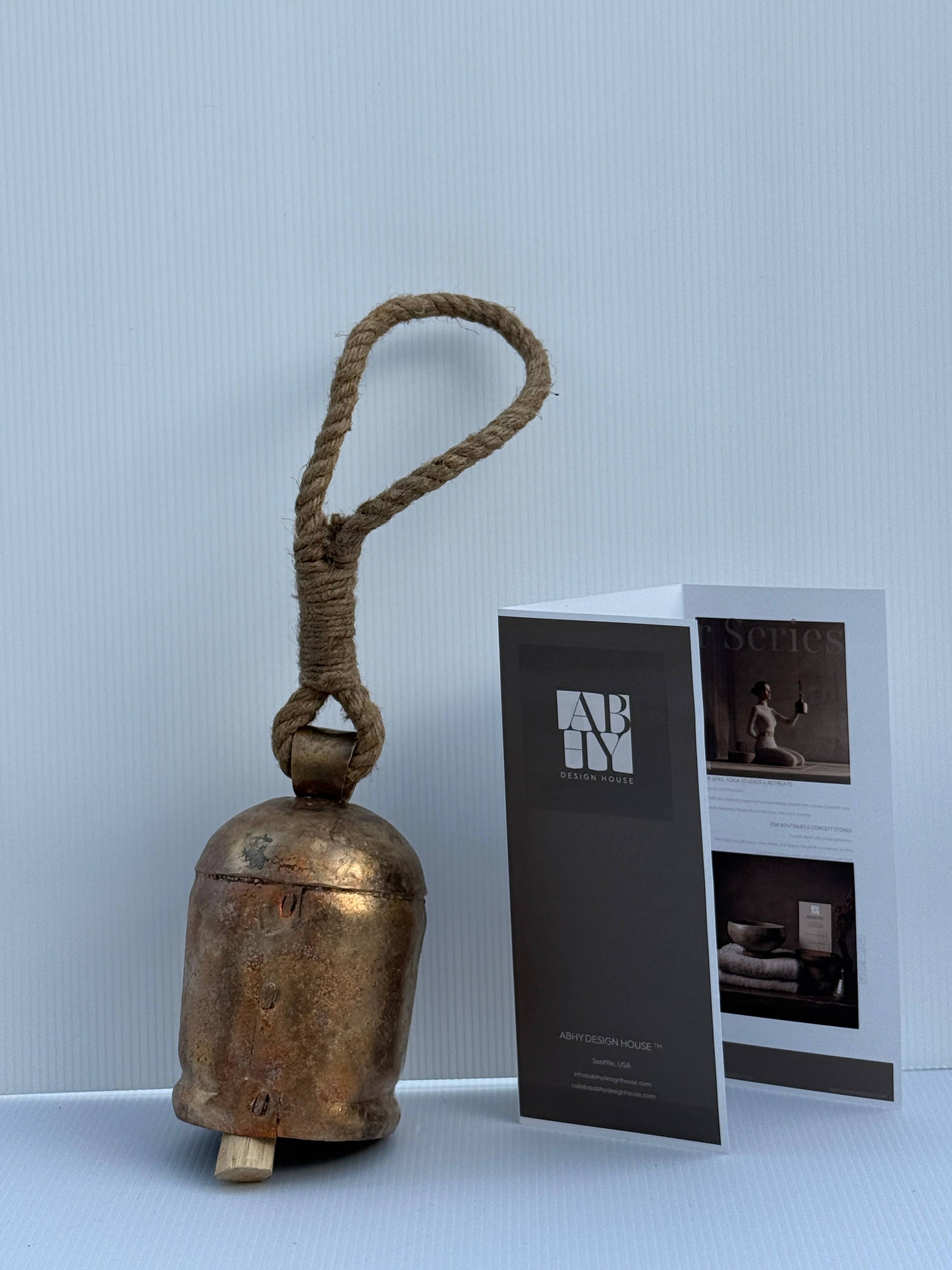 Medium-Large Brass Bell 6” – Statement Home Decor