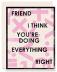 Heartell Press - Doing Everything Right Encouragement Card