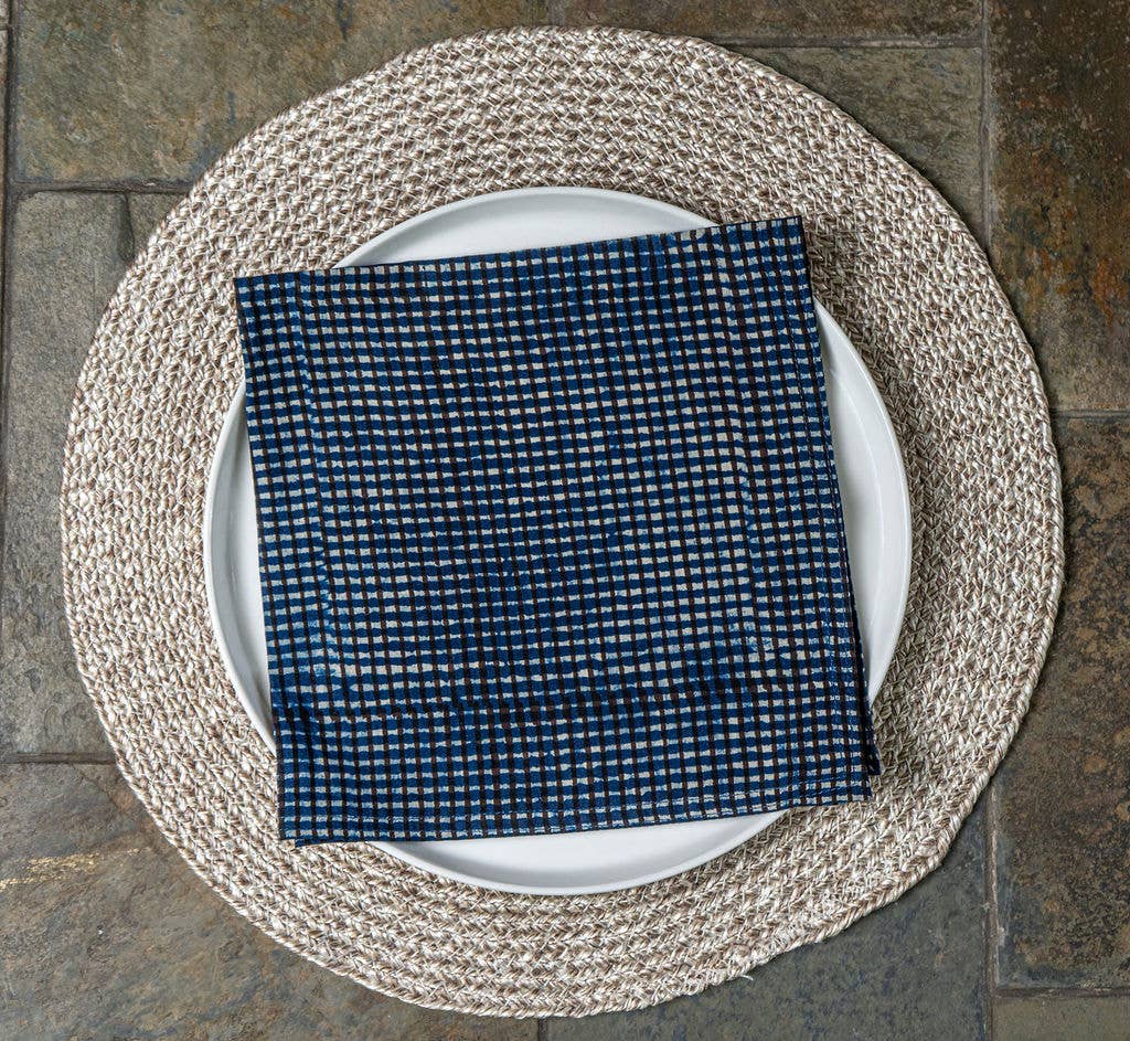 Cotton Table Napkins - City Lights (Set of 4)