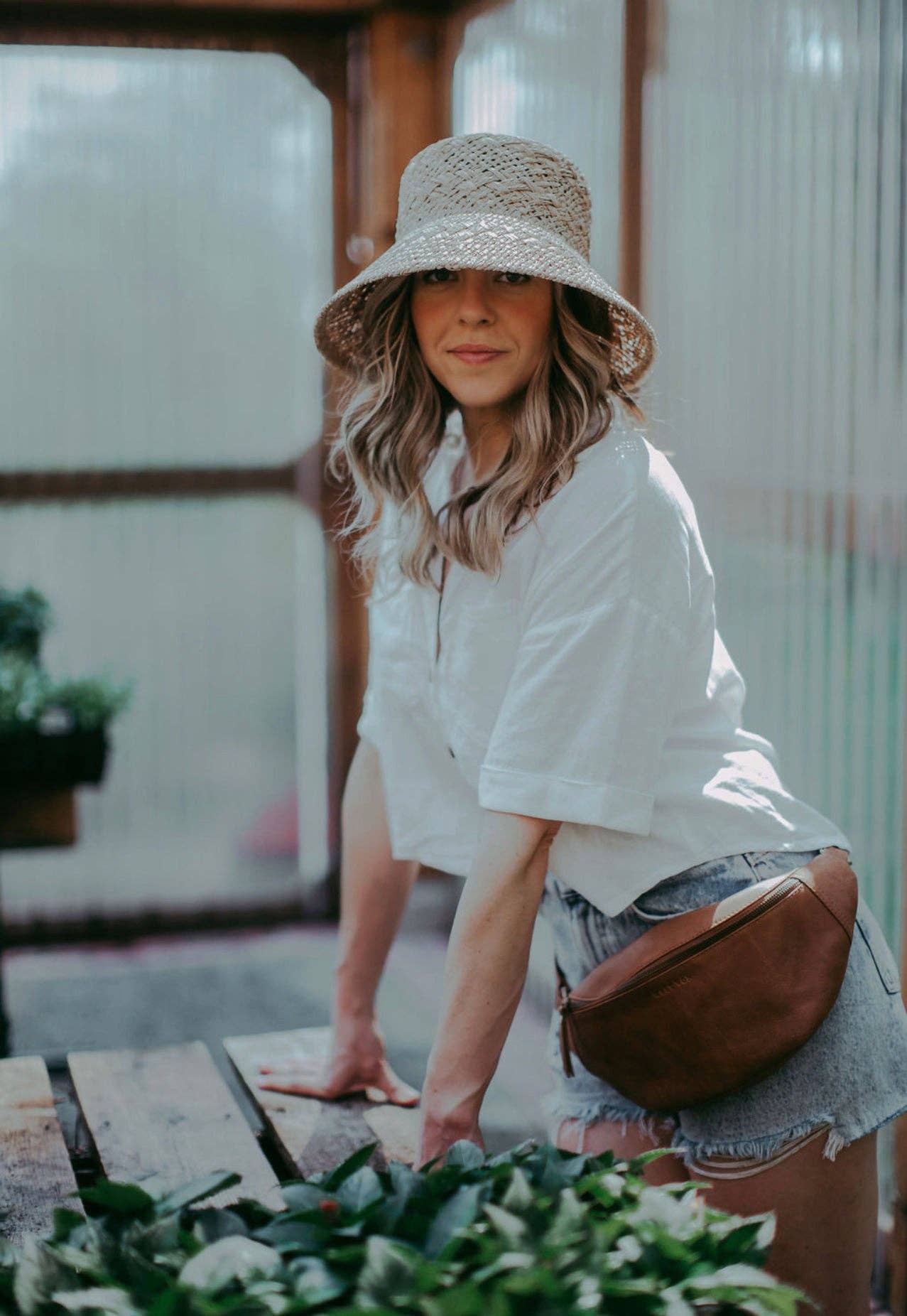 Lucy | Raffia Straw Bucket Hat