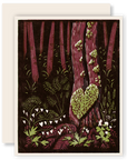 Heart of the Forest Letterpress Card