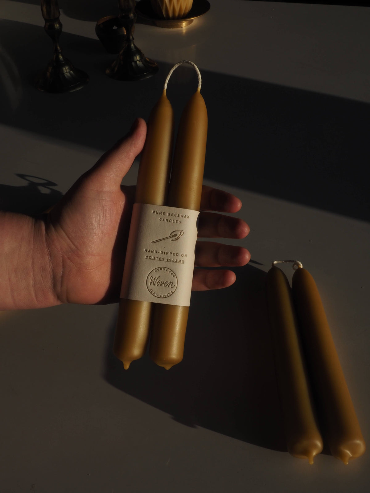 Beeswax Shorty Tapers