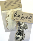 Marcy Ellis - Temporary Tattoo, 2-Pack, Black & White, Yarrow Sister 